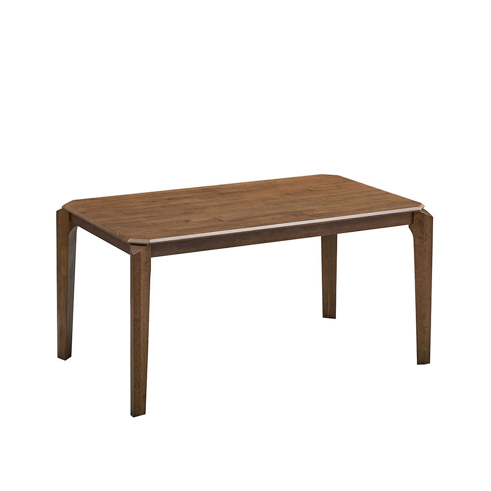 ACTU 59” Modern Dining Table Set for Small Spaces (Seats 4–6, Solid Wood)