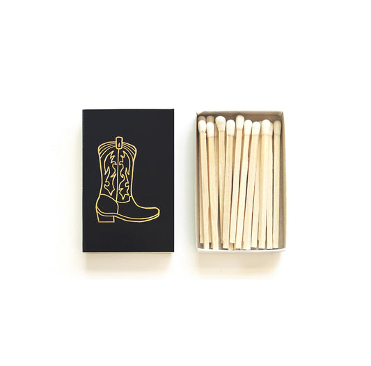 Cowboy Boot Matchbox