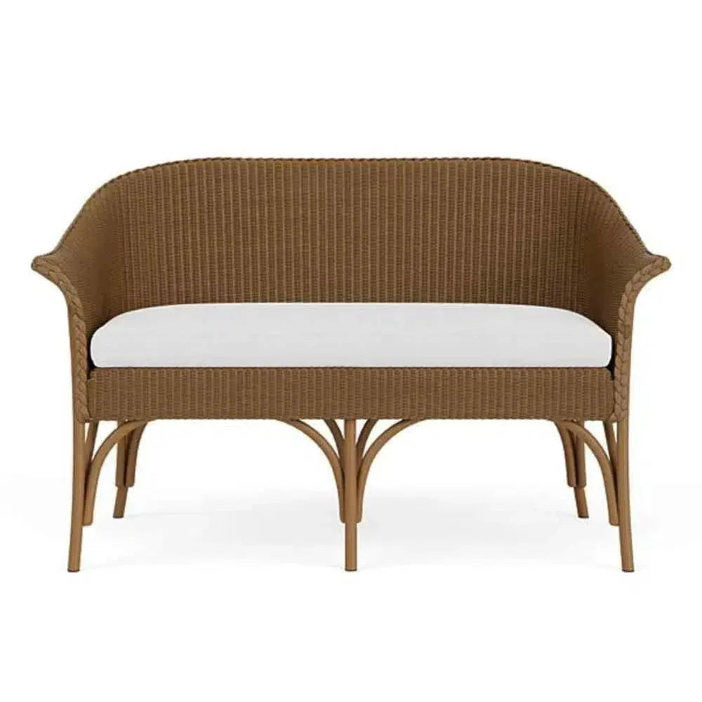 All Seasons Settee Sunbrella Cushion Wicker Outdoor