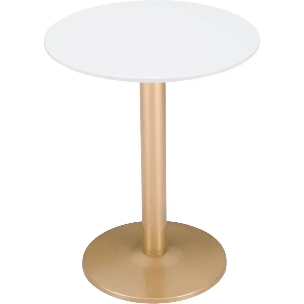 Alto Bistro Table White & Gold