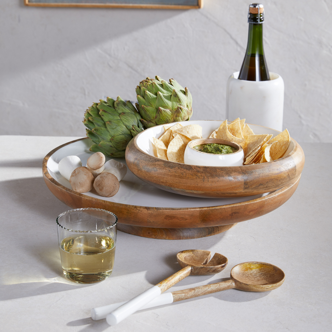Madras Curva Chip & Dip Bowl Set