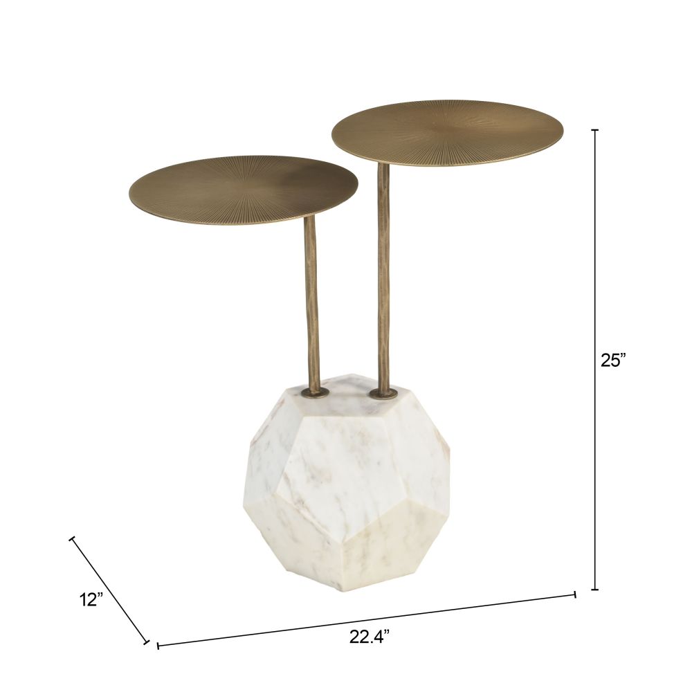 Anten Marble Base Nesting Side Table