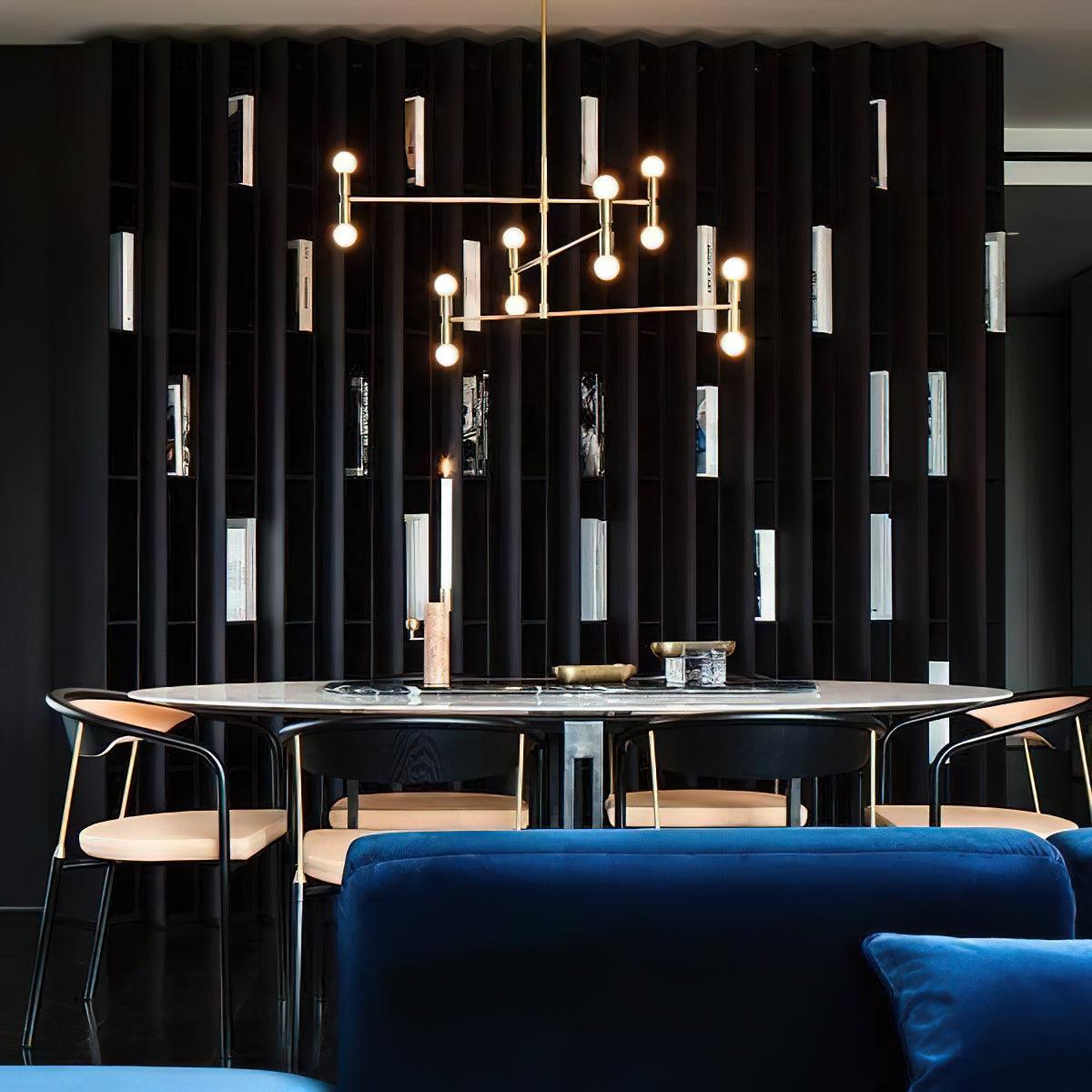 Atomium Chandelier 33.5"