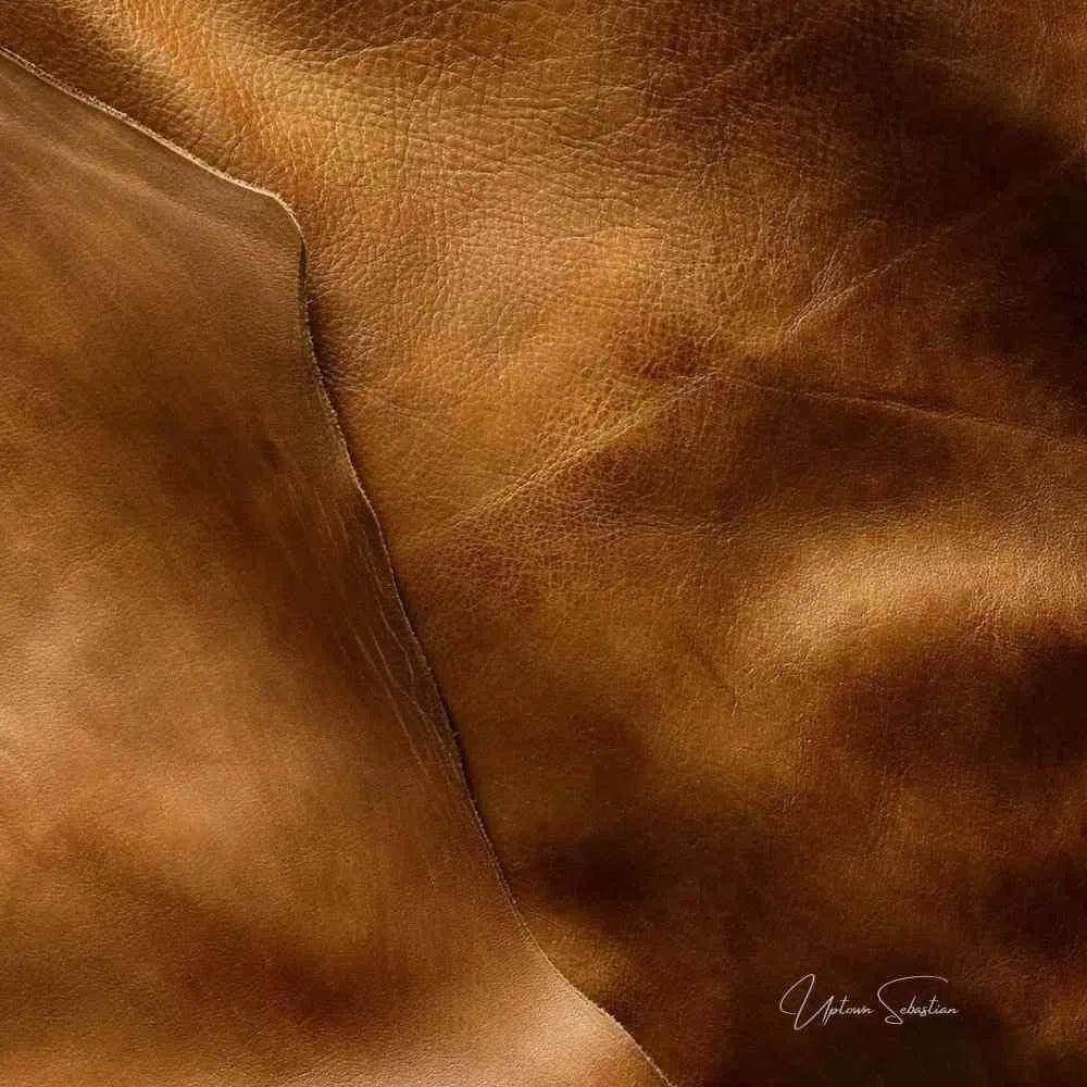 Austin Brown Benchmade Aniline Leather Club Chair