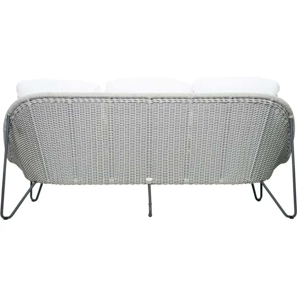 Azores 3 Seat Sofa - Coconut White Outdoor Couch