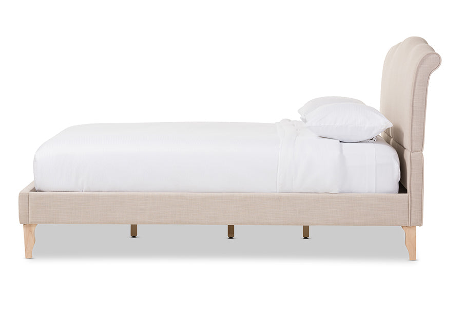 The Beaumont Linen Upholstered Bed
