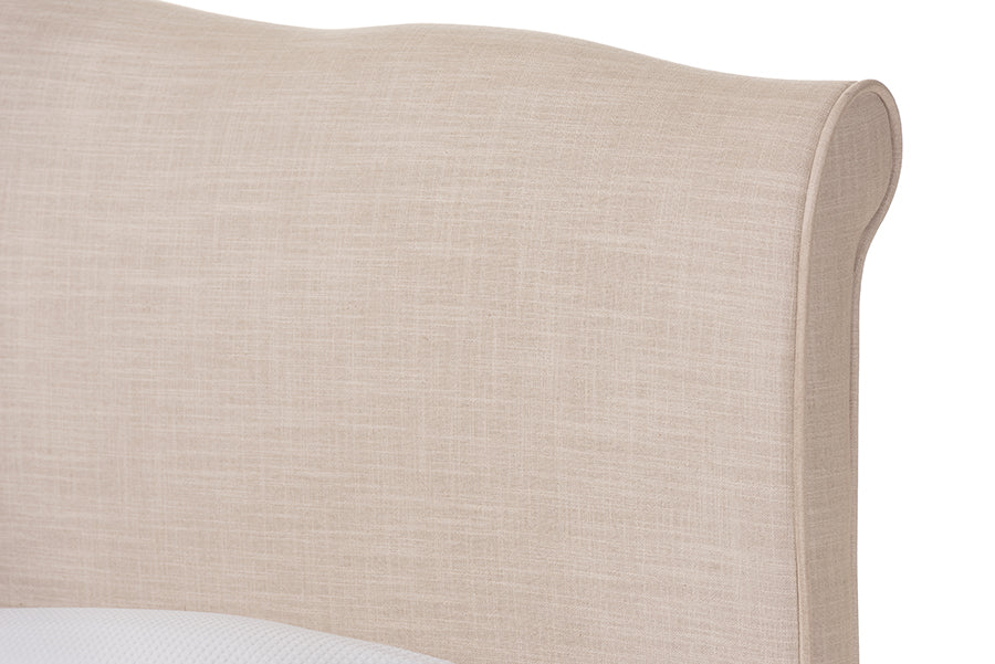 The Beaumont Linen Upholstered Bed