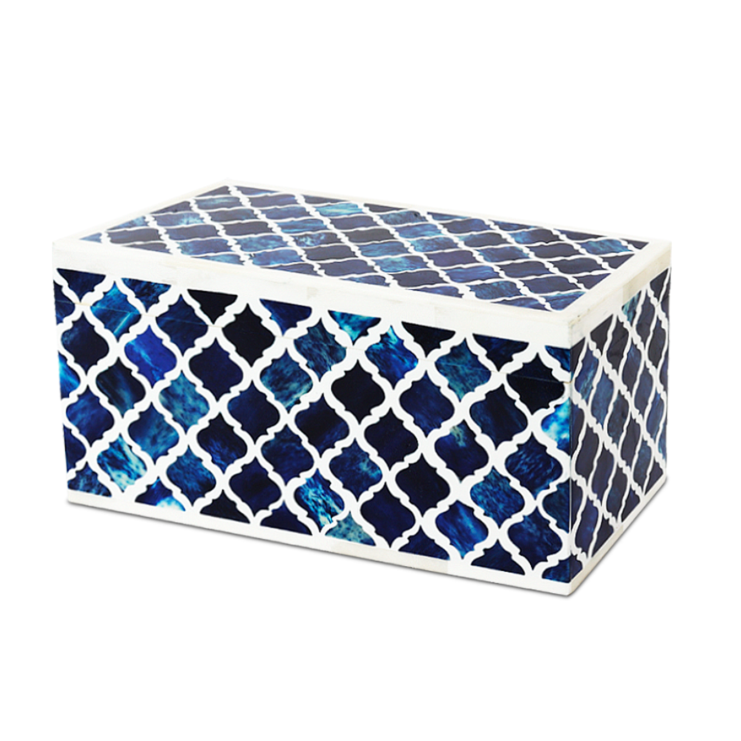 Decorative Box Patisserie Classic Collection Bone & Resin Inlay in 7 Sizes