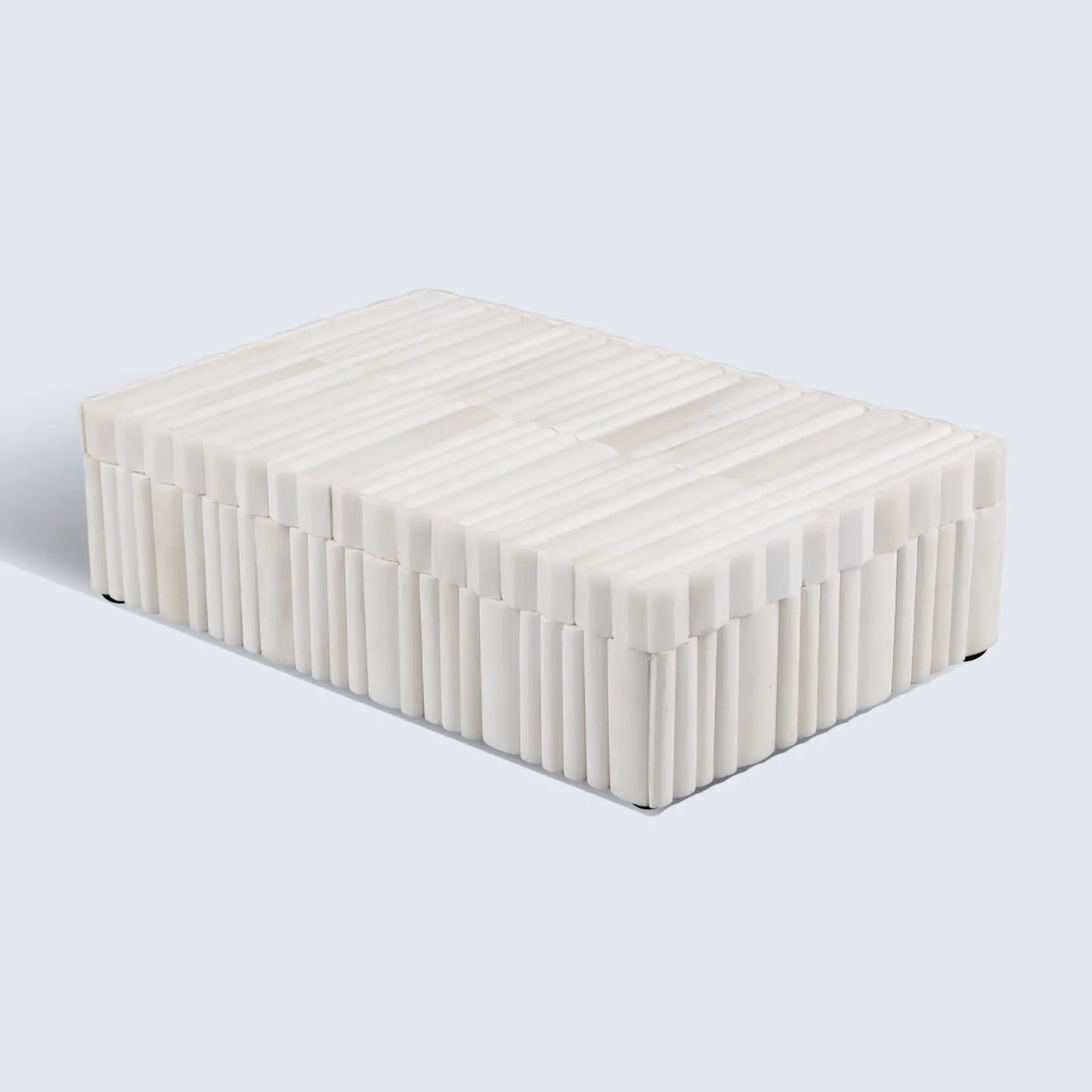 Decorative box Ivory stem Bone Inlay white available in 7 sizes
