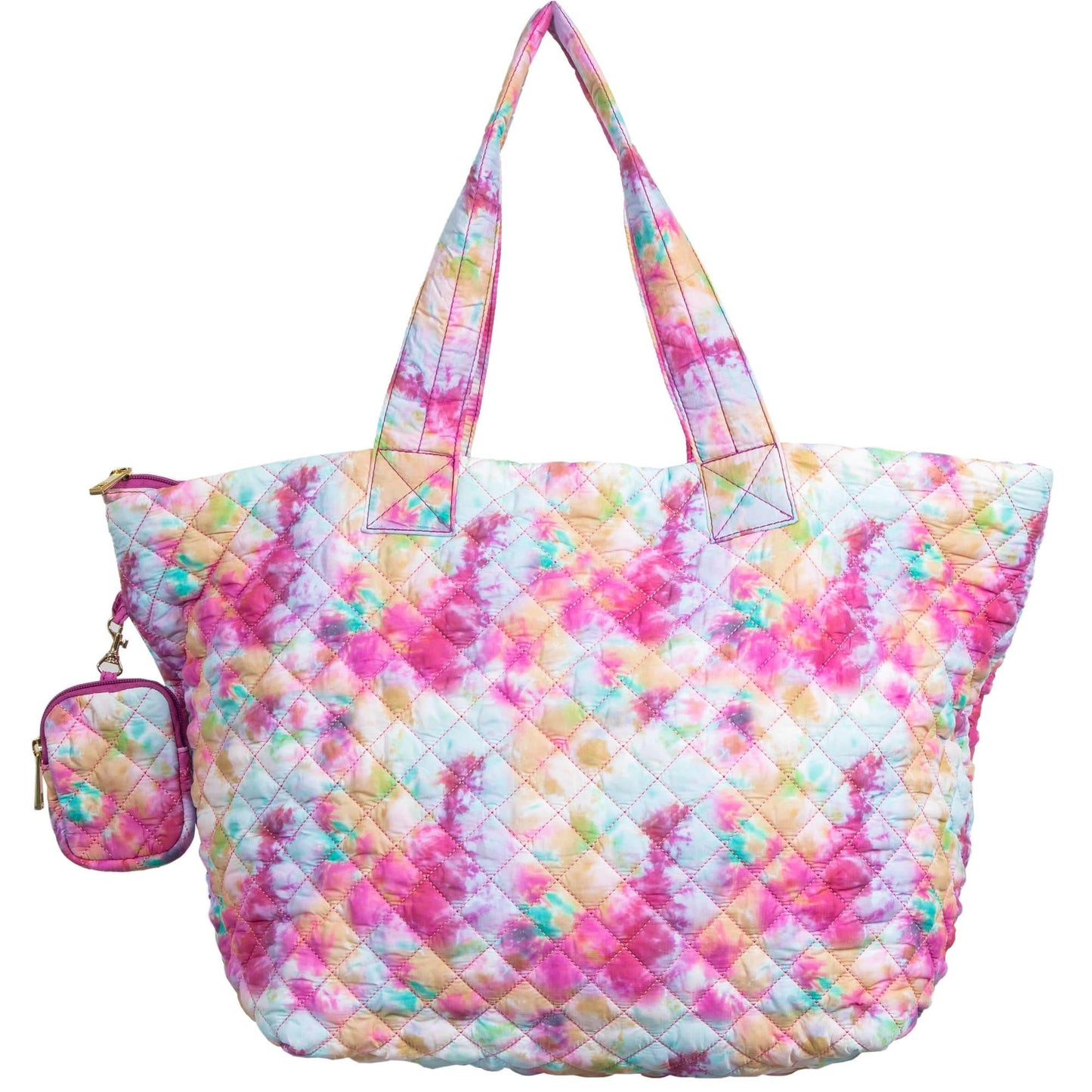 Alyssa Jumbo Quilted Nylon Tote – Lightweight, Spacious & Travel-Ready