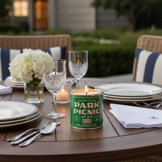 Park Picnic Luxury Soy Candle - Bright Citrus & Berry Candle | Bay & Bridle
