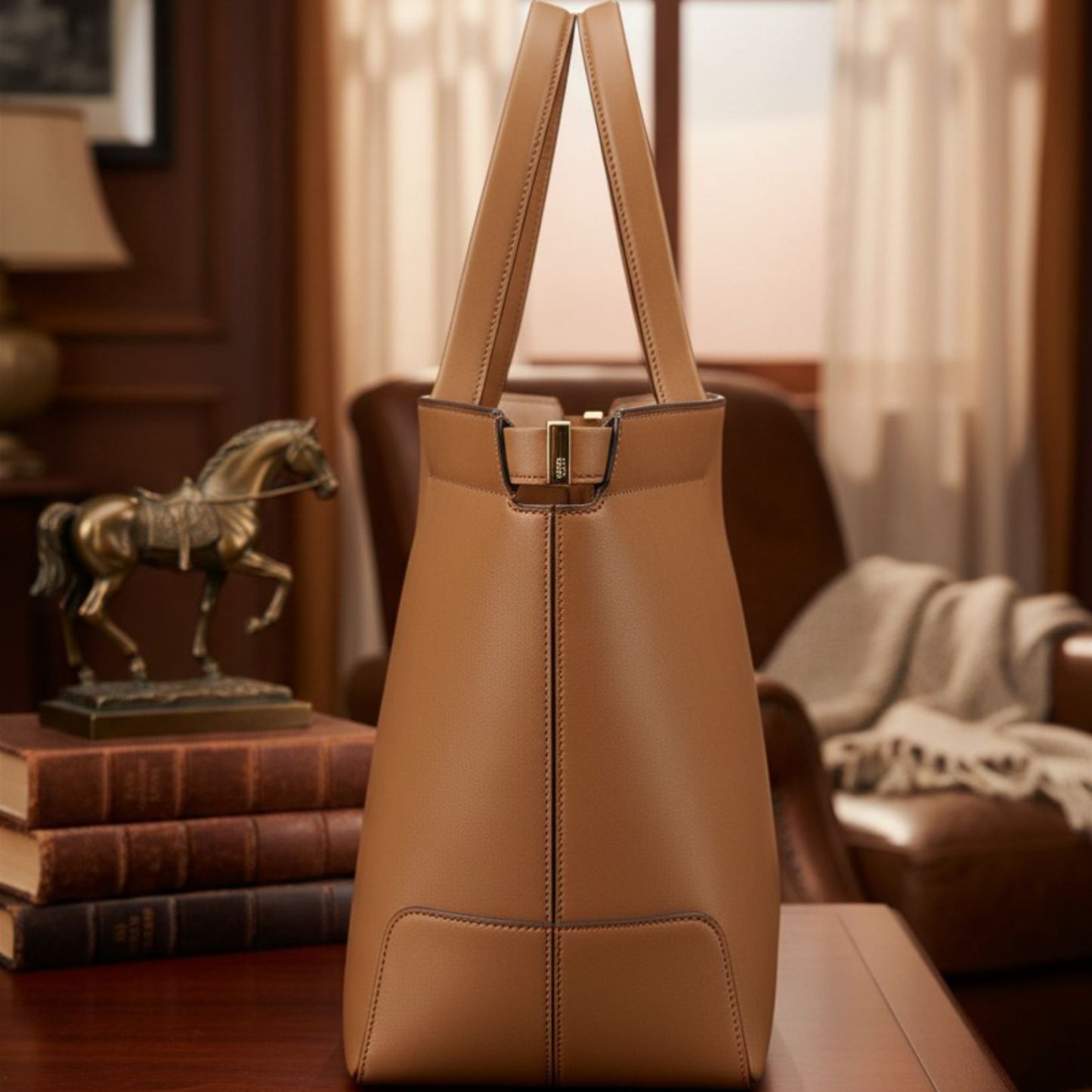 Tod’s Di Bag Folio Leather Tote - Italian Calfskin Luxury Shoulder Bag
