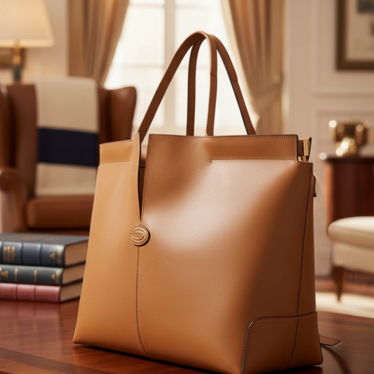 Tod’s Di Bag Folio Leather Tote - Italian Calfskin Luxury Shoulder Bag
