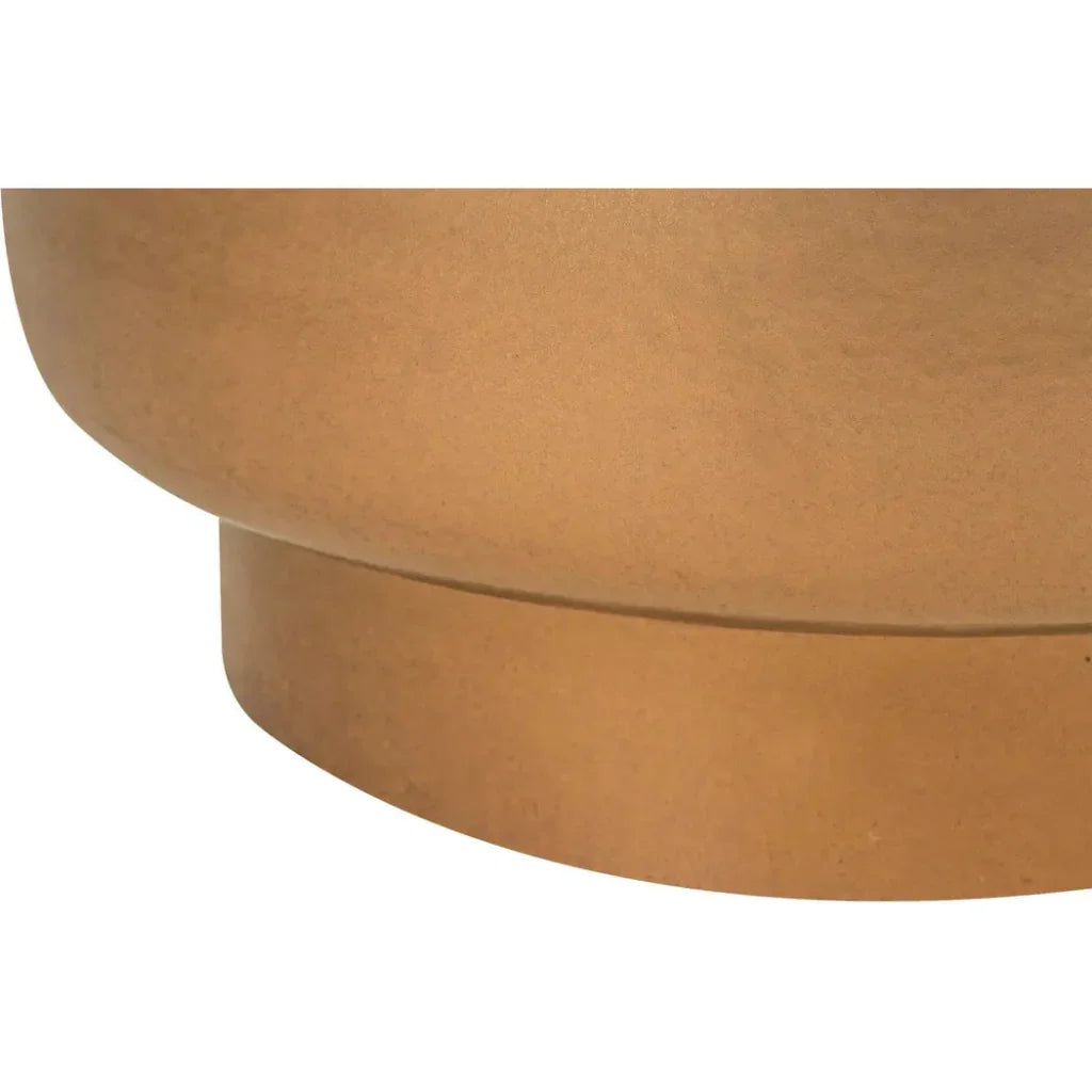 Balance Garden Stool 16" - Brown Outdoor End Table