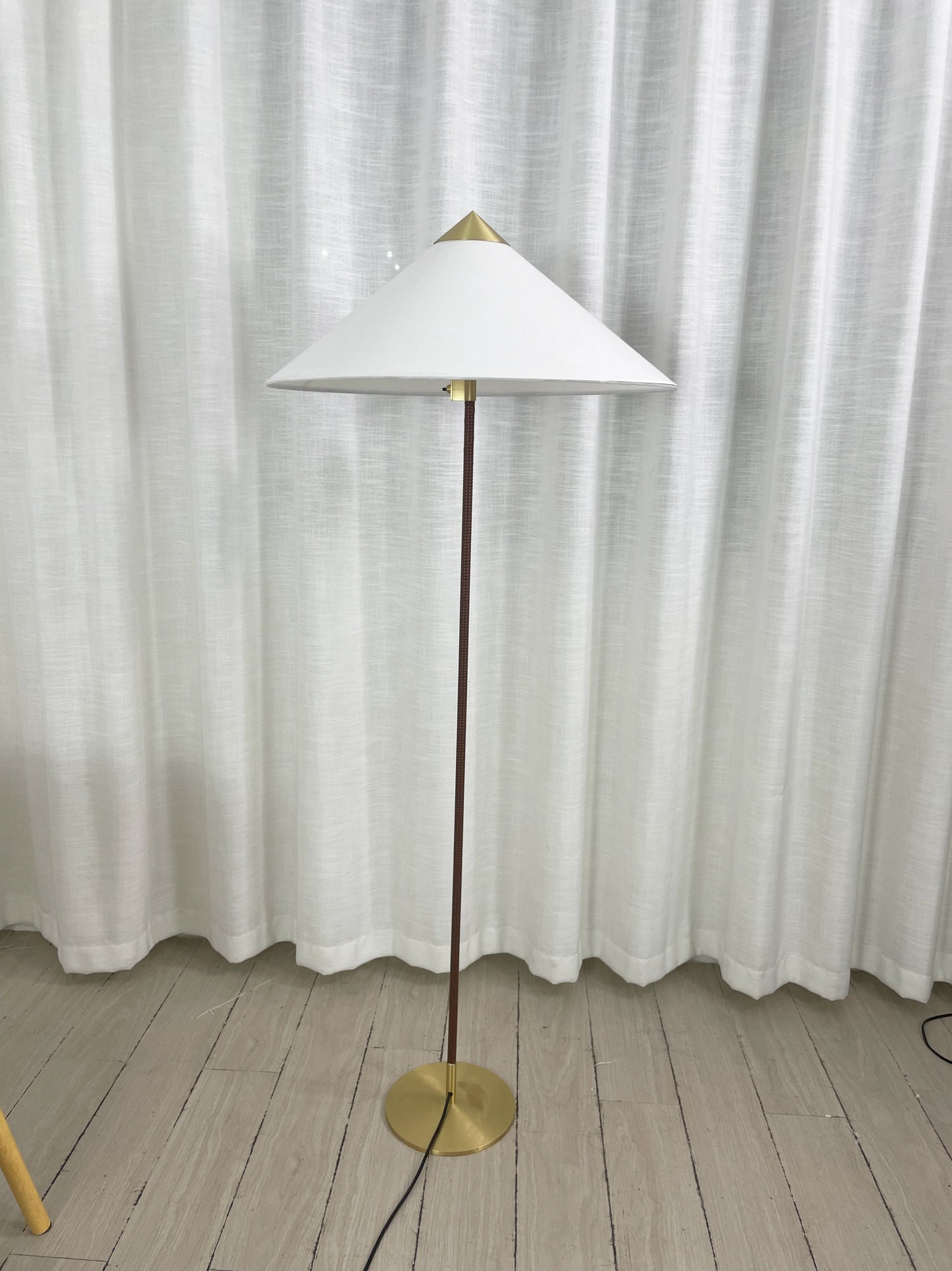 Bamboo Hat Floor Lamp