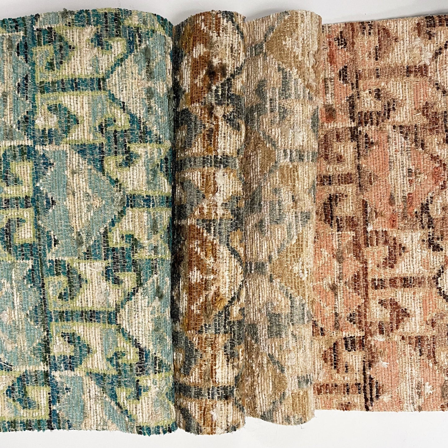 BAZAAR - GEOMETRIC JACQUARD UPHOLSTERY FABRIC BY THE YARD