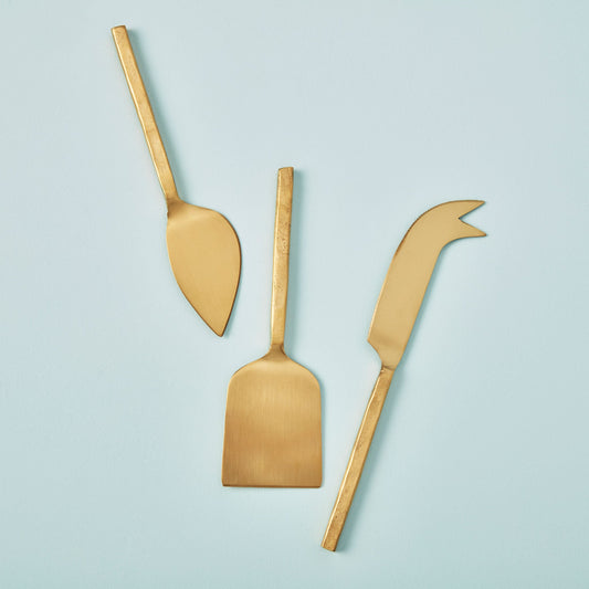 Azura Cheese Set, Gold