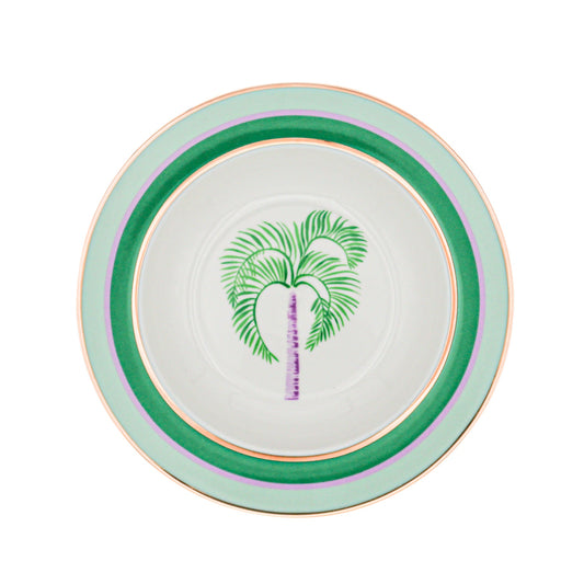 Bernadette Palm Soup Bowl - Set of 4 (+1 Bonus Bowl)