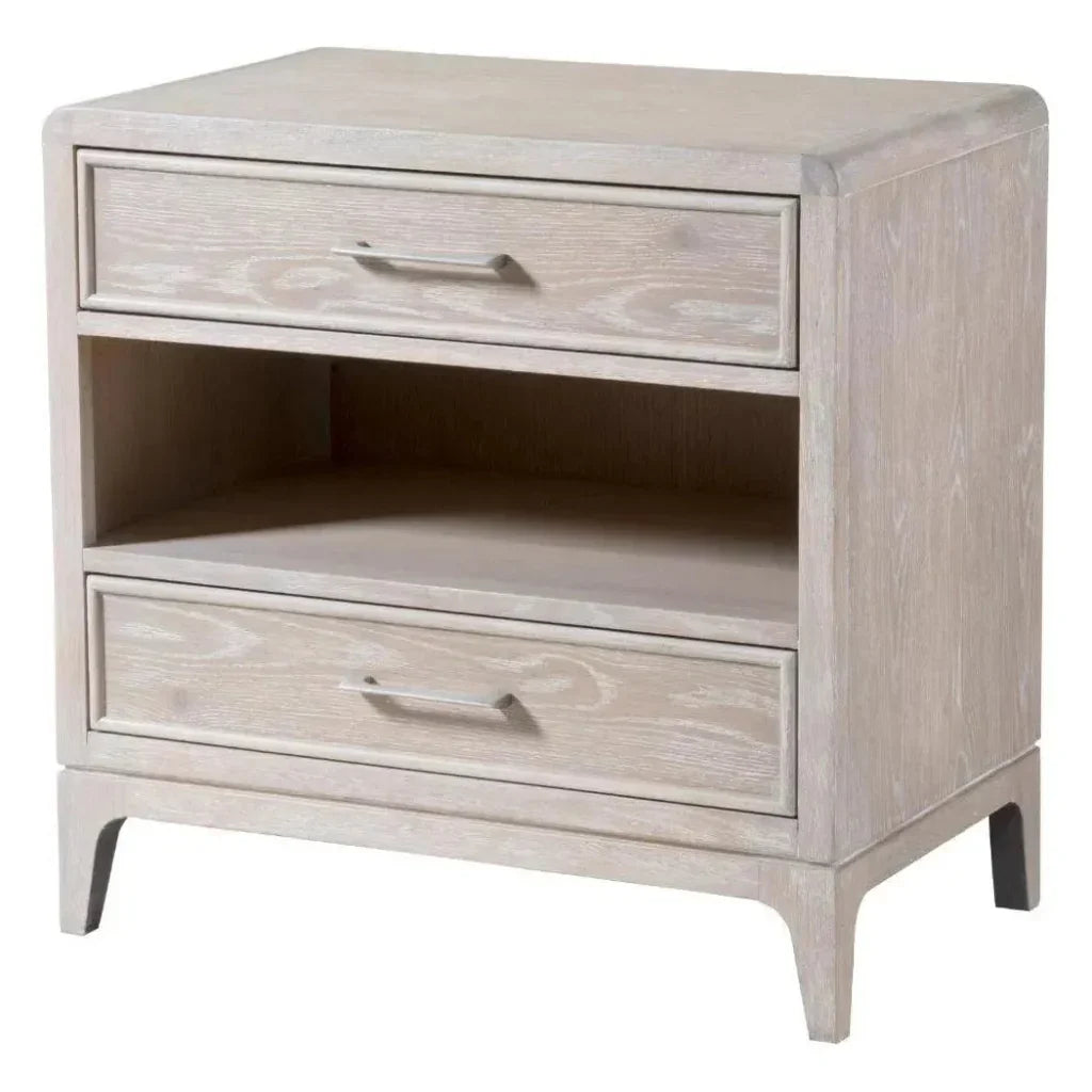 Bodhi 2-Drawer Open Nightstand with USB