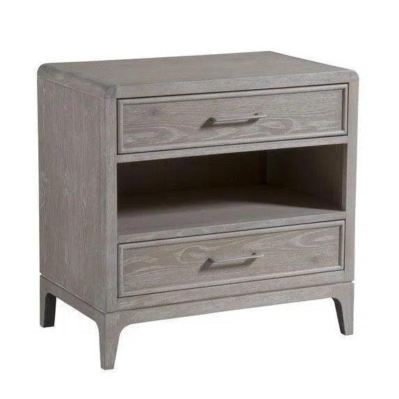 Bodhi 2-Drawer Open Nightstand with USB