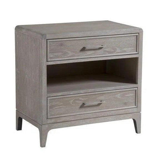 Bodhi 2-Drawer Open Nightstand with USB