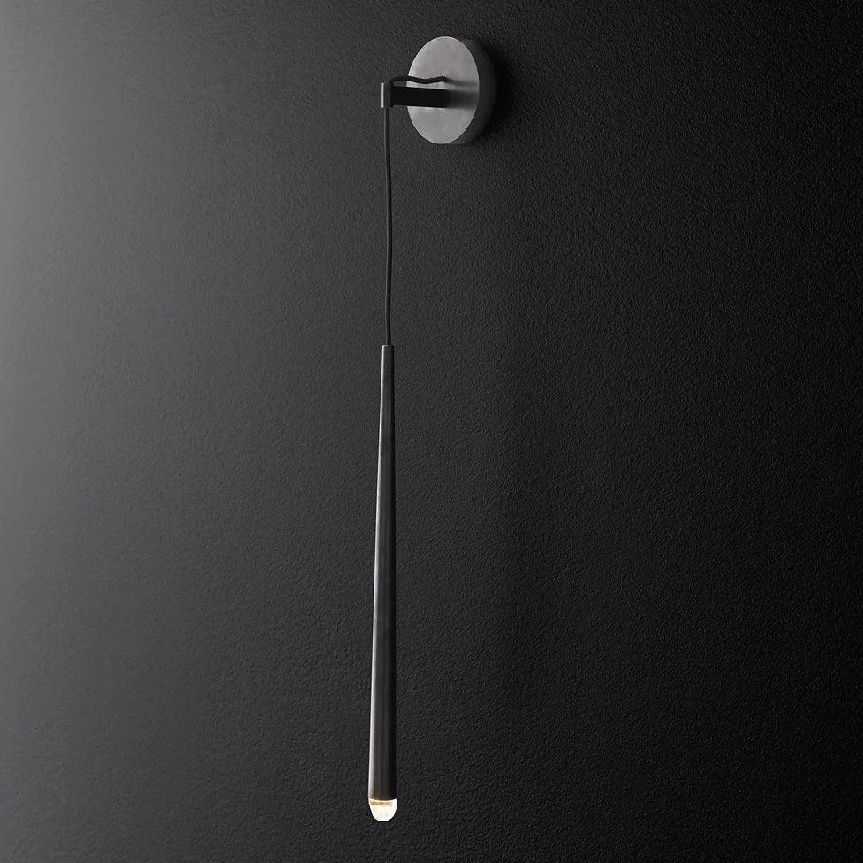 Brass Cone Wall Lamp