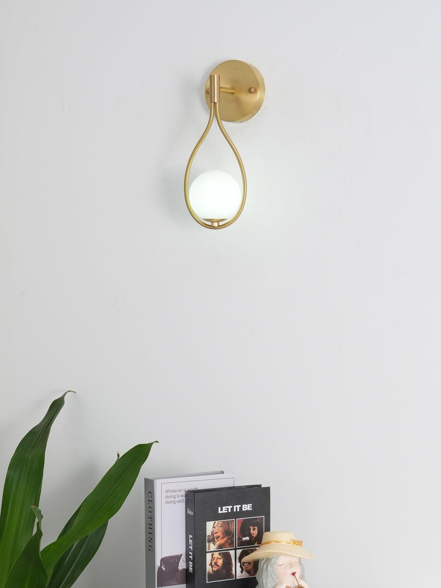 Brass Vanity Wall Lamp 5.3"