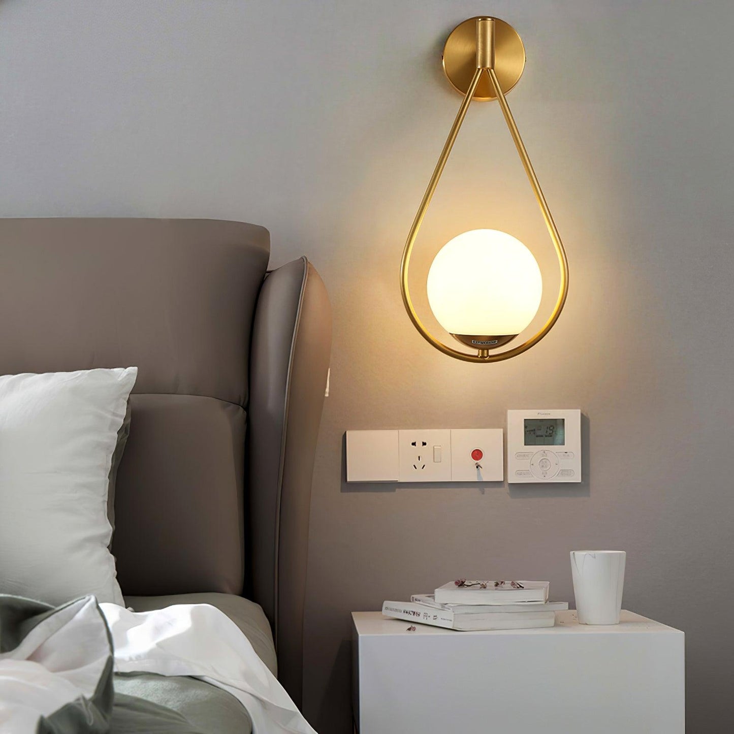 Brass Vanity Wall Lamp 5.3"