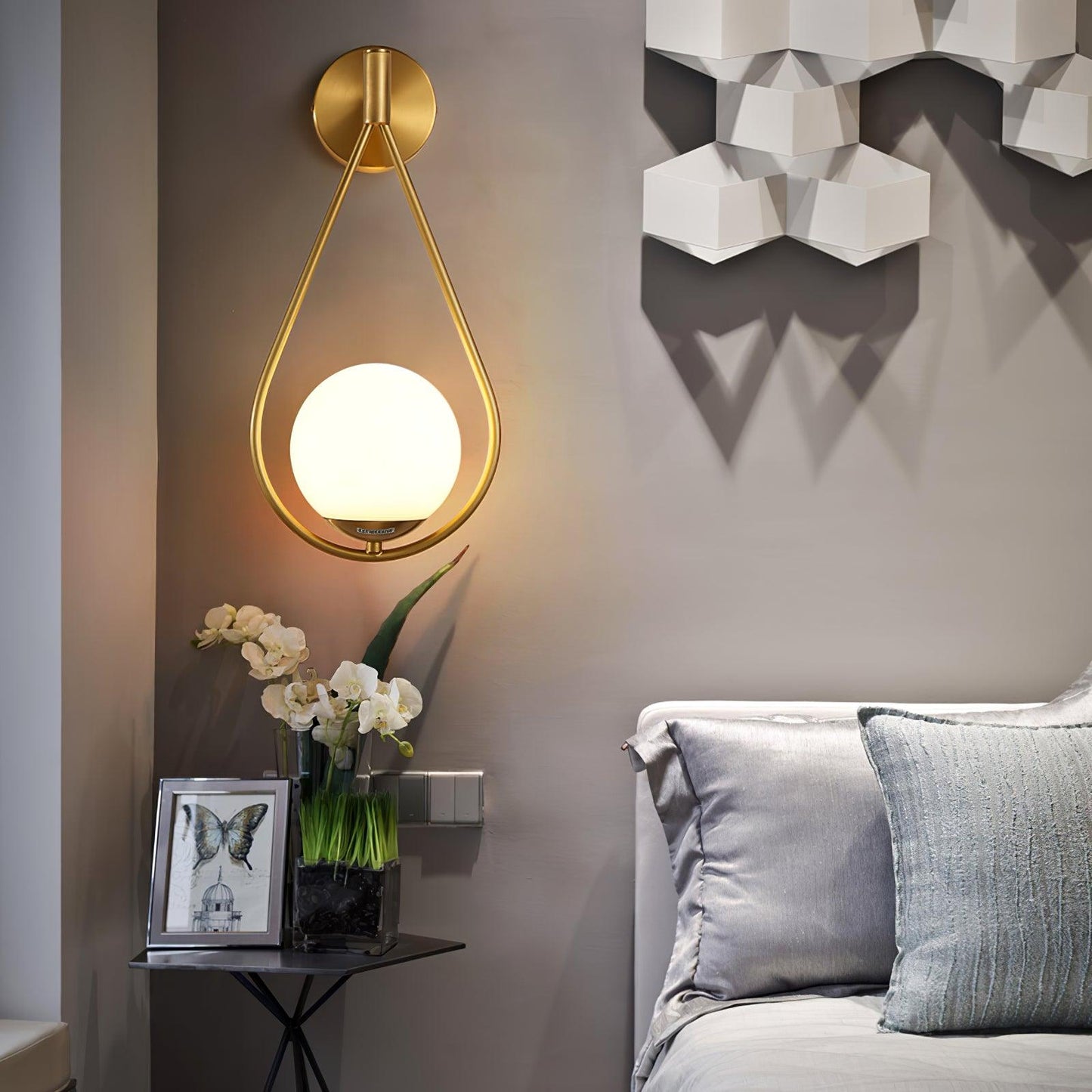 Brass Vanity Wall Lamp 5.3"