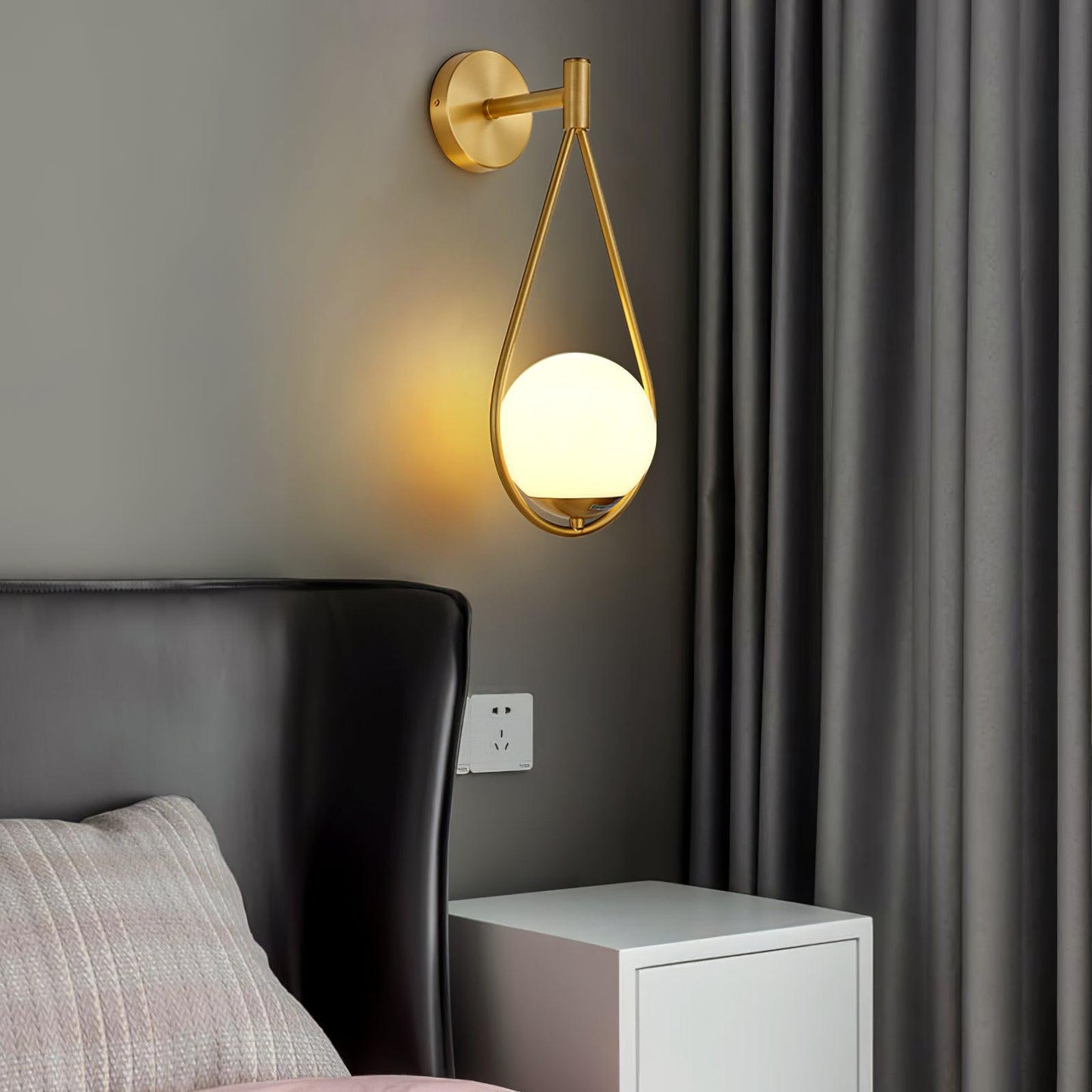 Brass Vanity Wall Lamp 5.3"