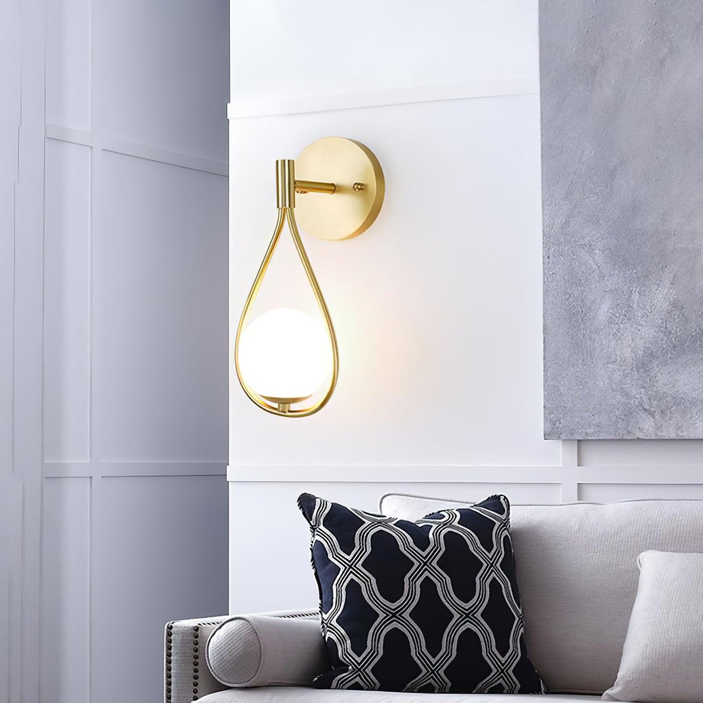 Brass Vanity Wall Lamp 5.3"