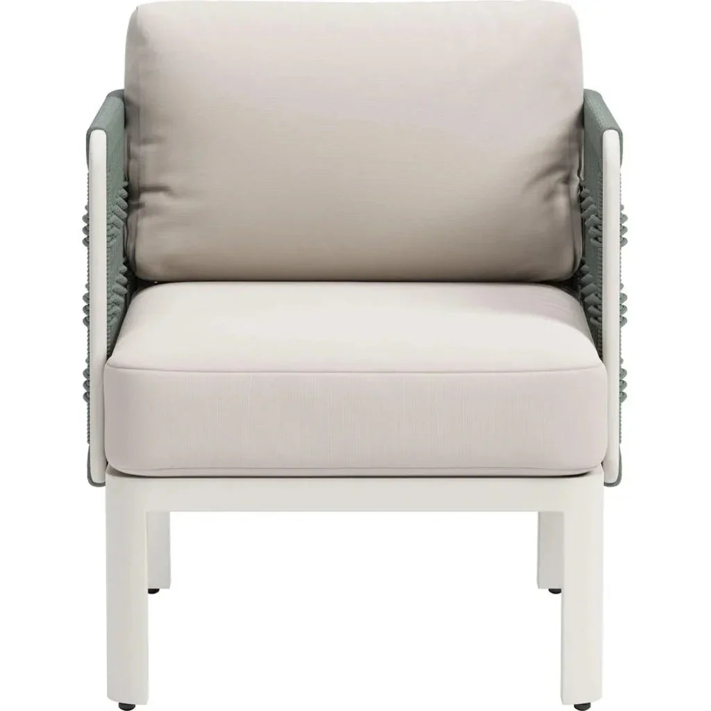 Bridgehampton Aluminum White Armchair