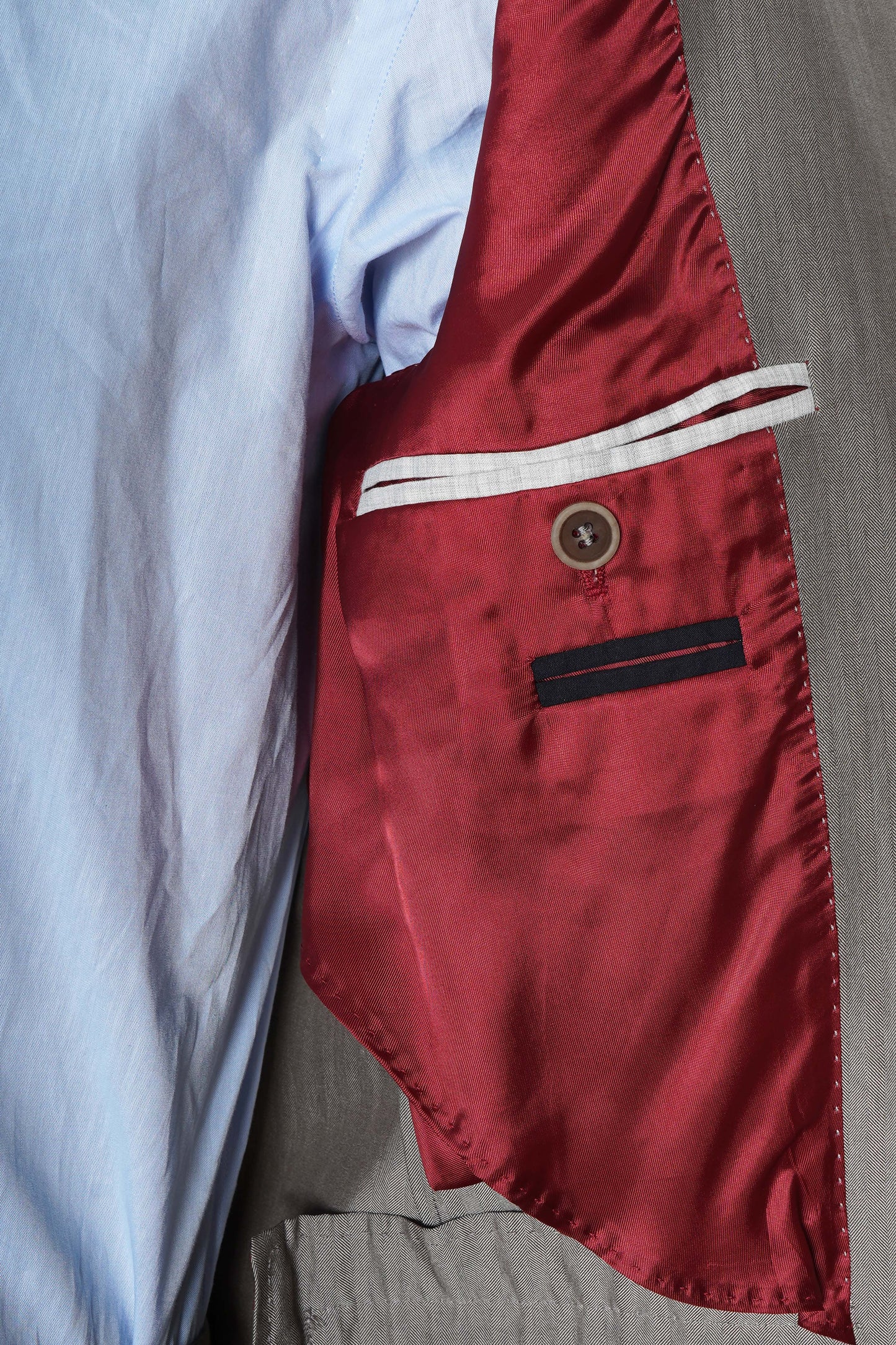 Brunello Cucinelli Double-Breasted Jumbo Pinstripe Cotton Suit