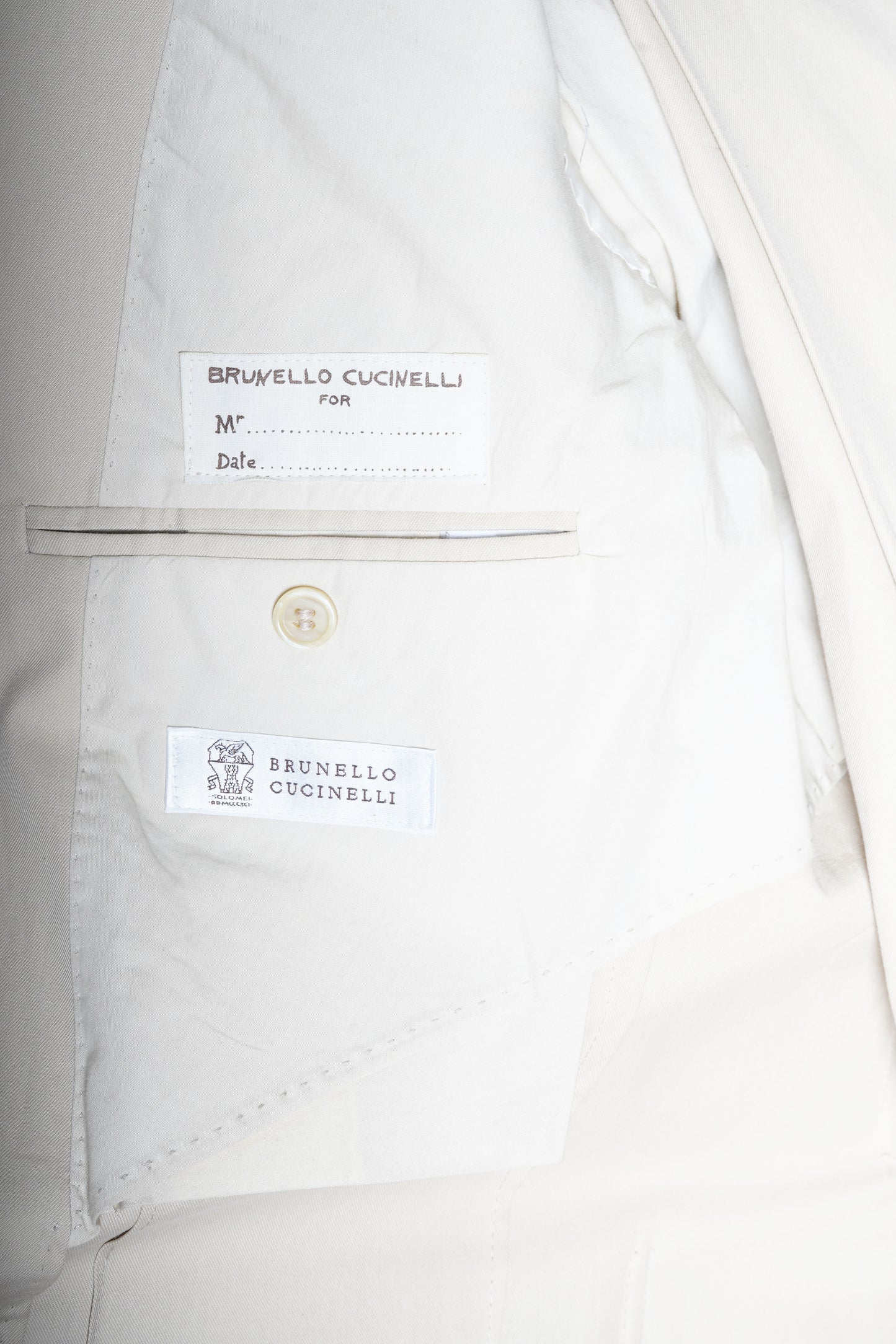 Brunello Cucinelli Cotton Suit