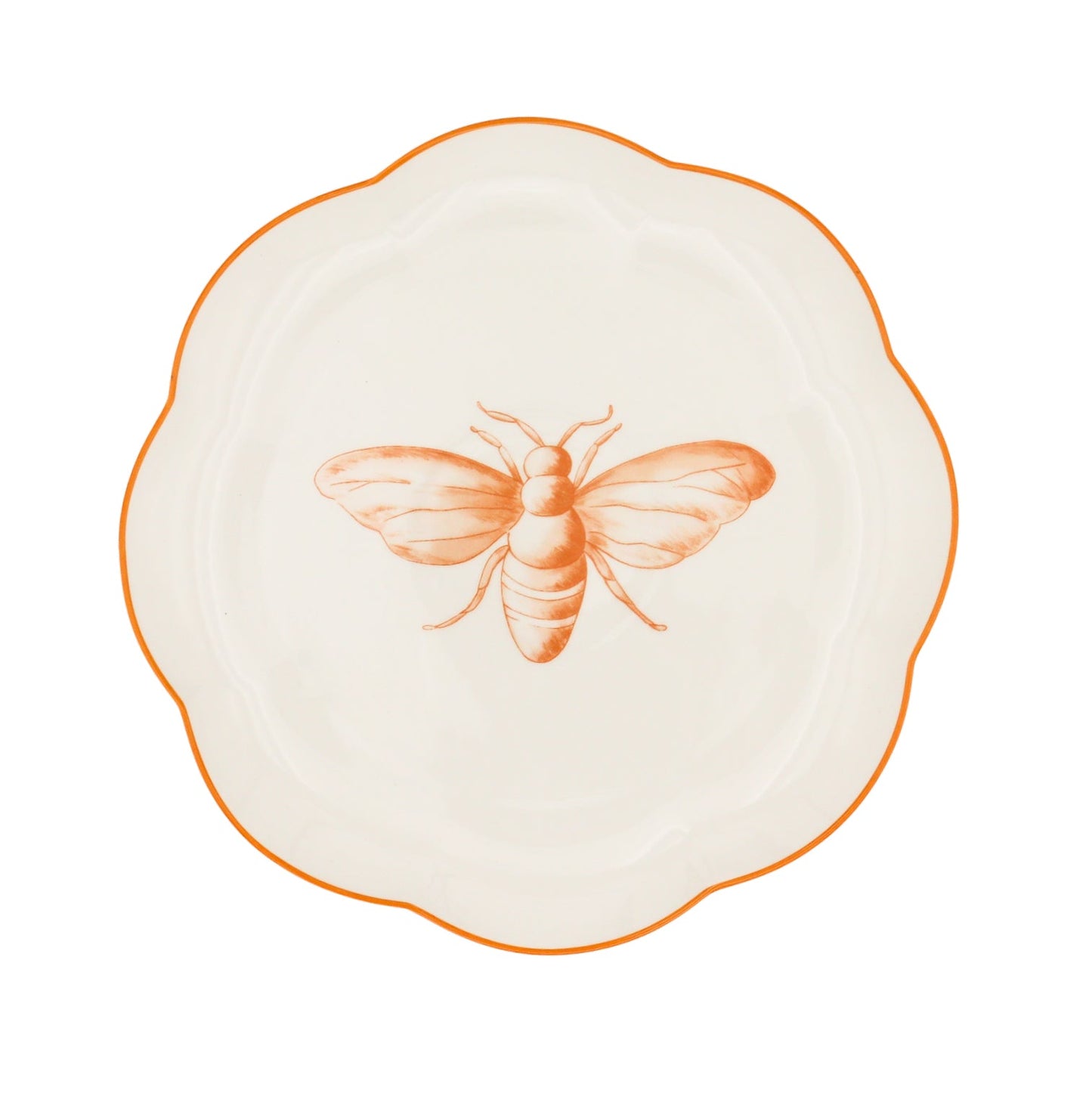 Bumble Homecoming Scalloped Starter Plate - Case of 12 Plates (+3 Bonus Plates)