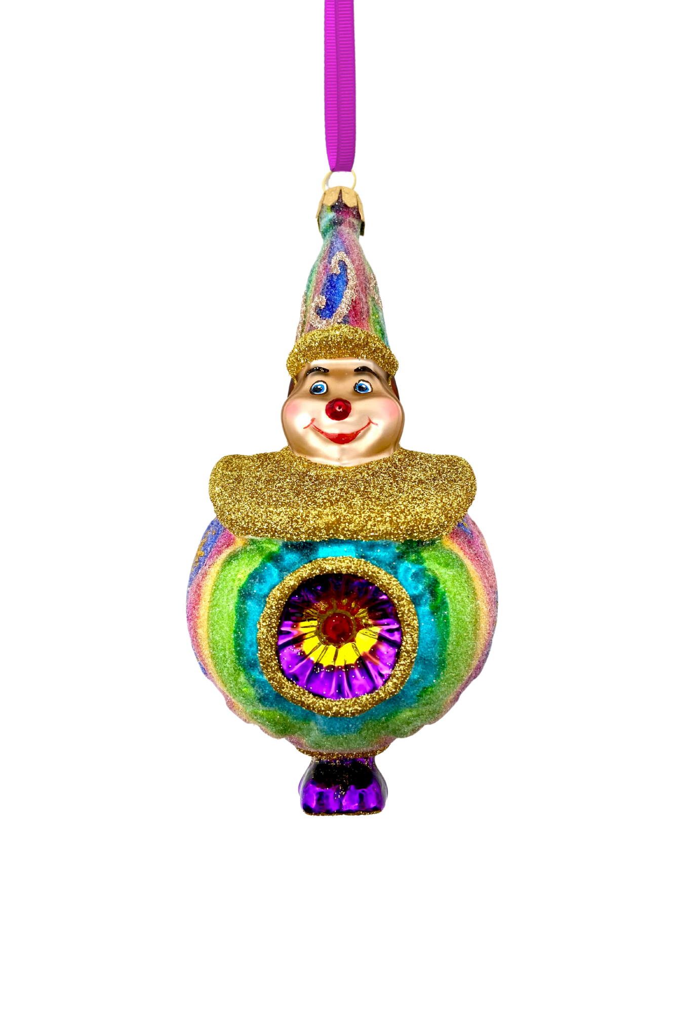 Candy Dandy Pastel Glass Ornament