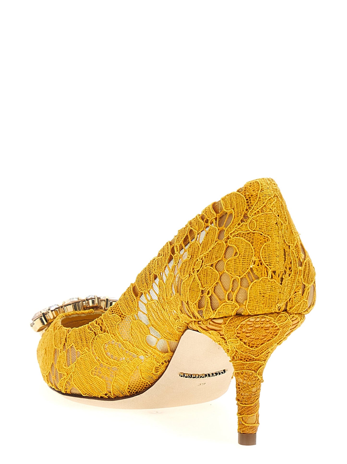 Dolce & Gabbana Bellucci Crystal Lace Pumps