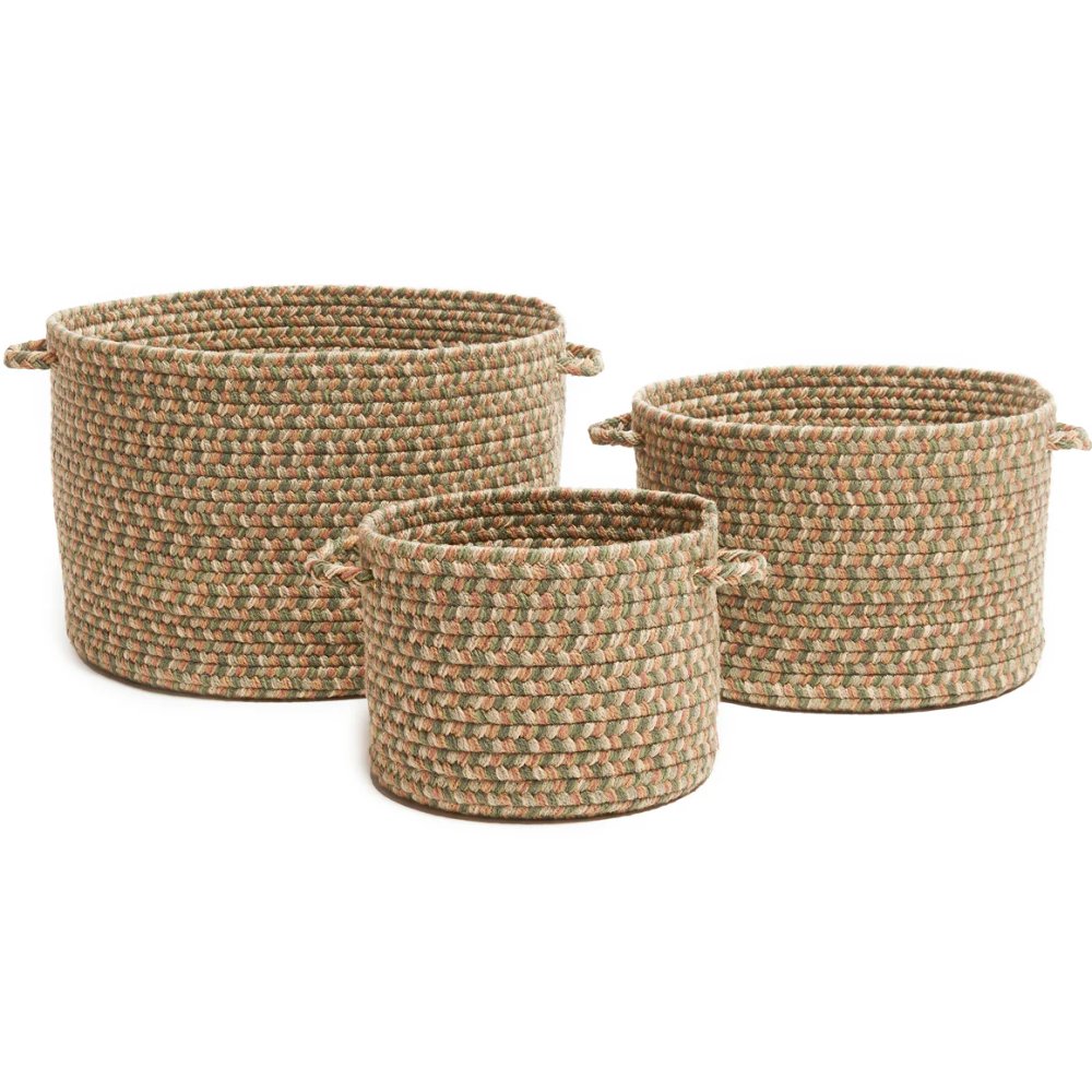 Camden Braided Handmade Outdoor Basket 3PC
