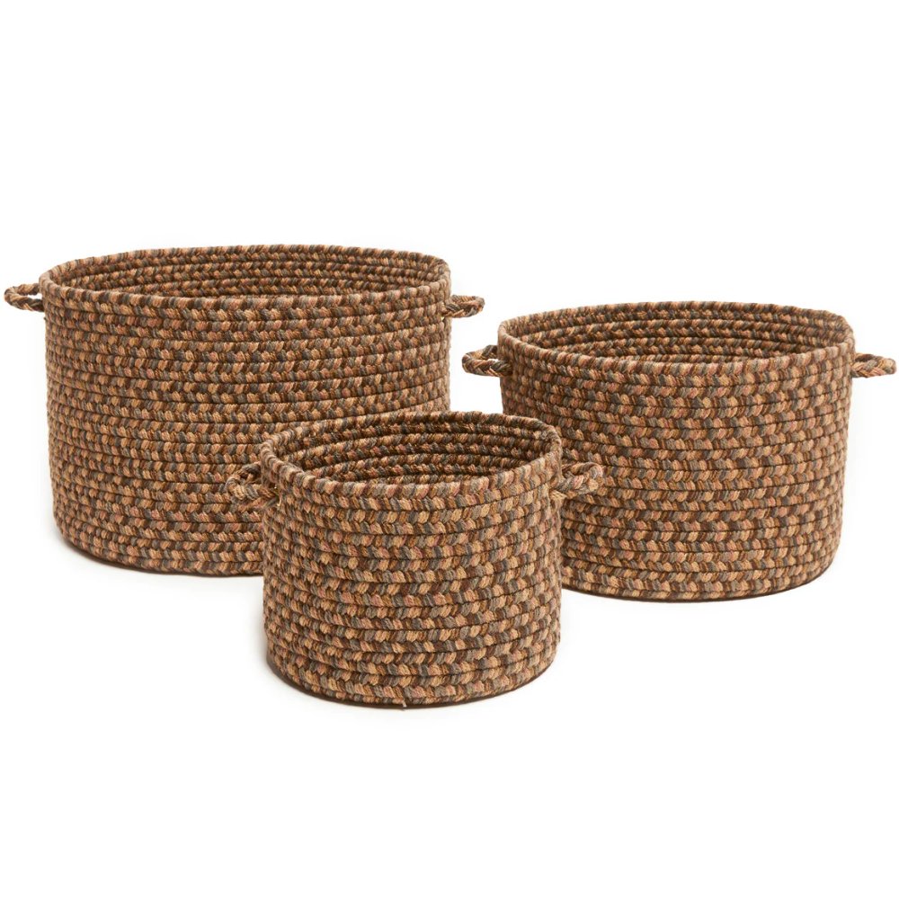 Camden Braided Handmade Outdoor Basket 3PC
