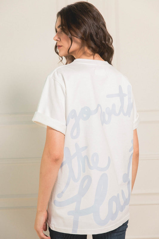 Camiseta Go With The Flow Ortencia