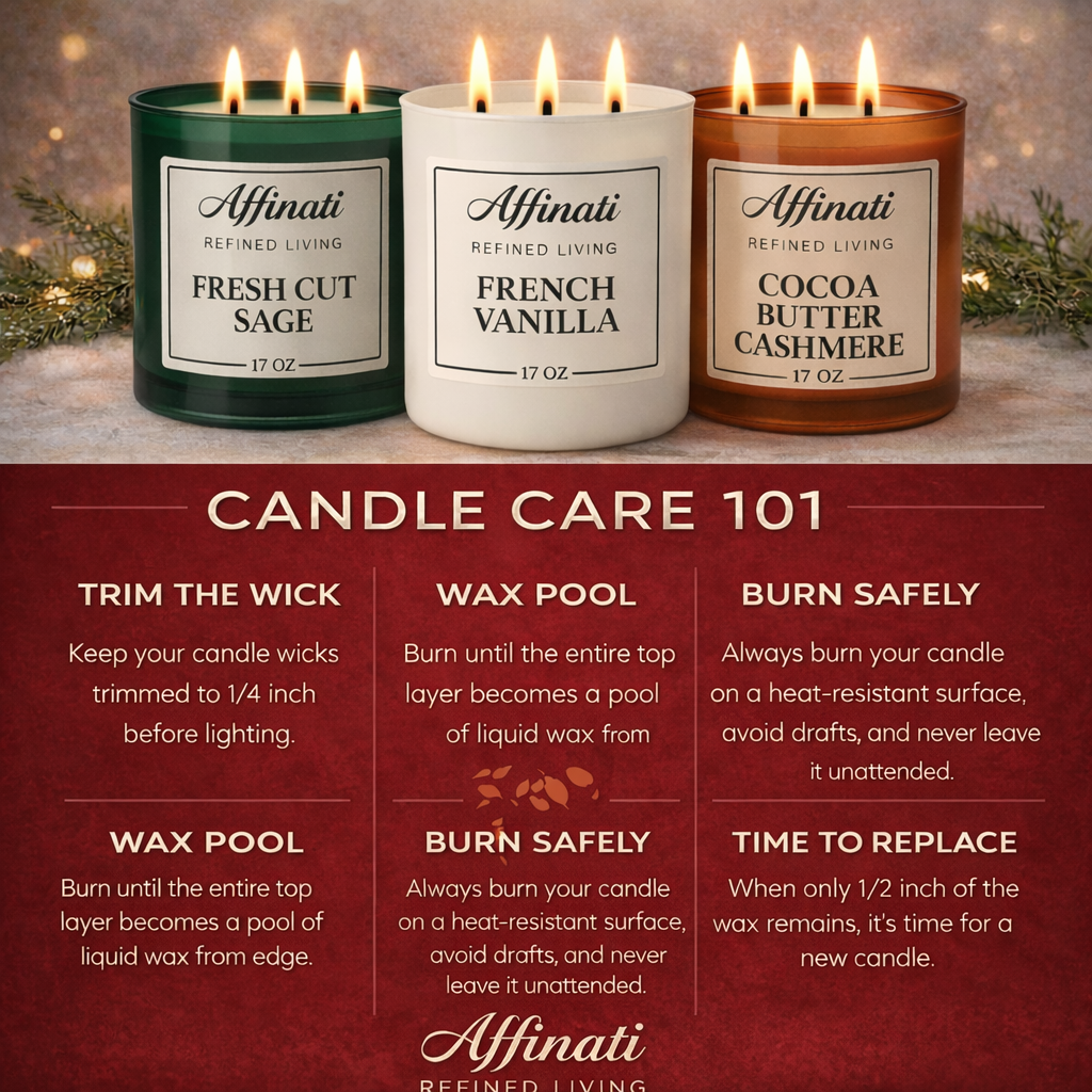Coastal Drift Wooden Wick Candle – Luxury 21 oz Soy Blend | Affinati