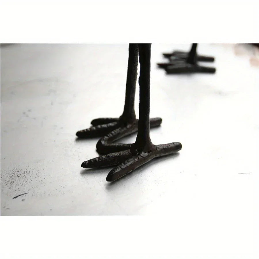 Heritage Cast Iron Candlestick Holders – Set of 2