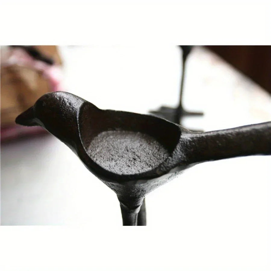Heritage Cast Iron Candlestick Holders – Set of 2