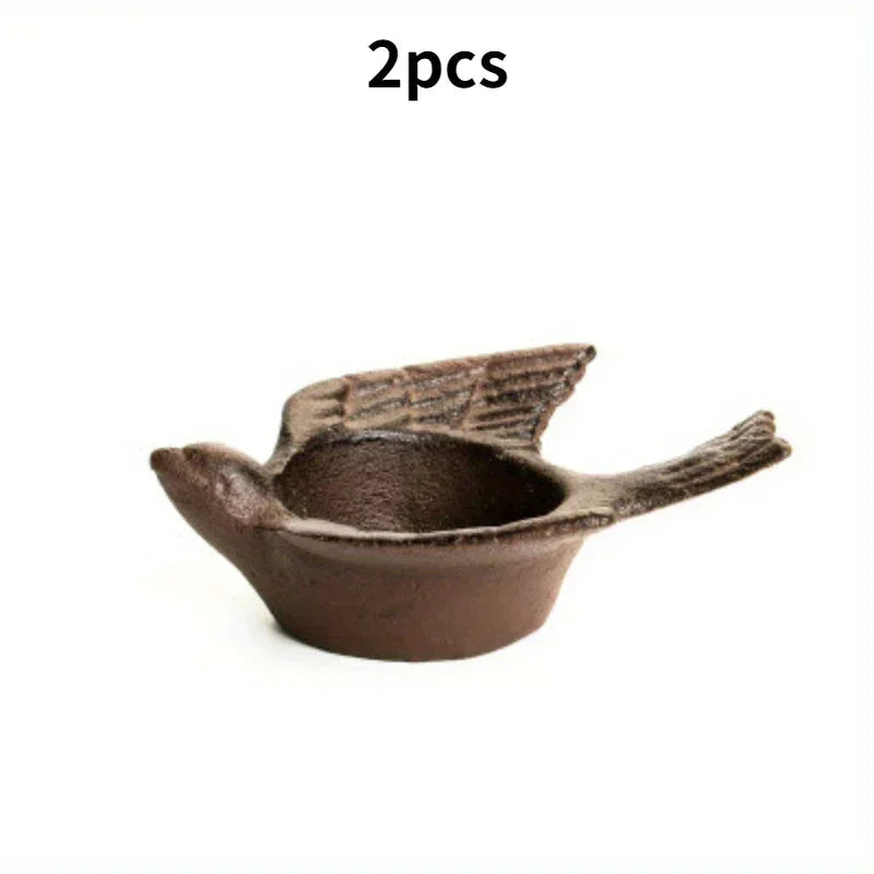 Heritage Cast Iron Candlestick Holders – Set of 2