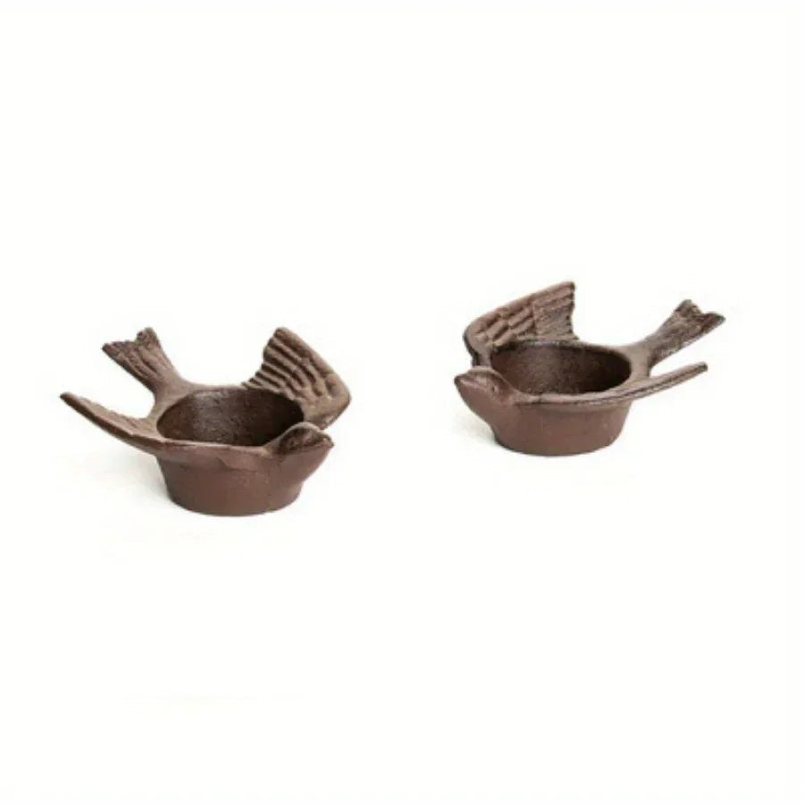 Heritage Cast Iron Candlestick Holders – Set of 2