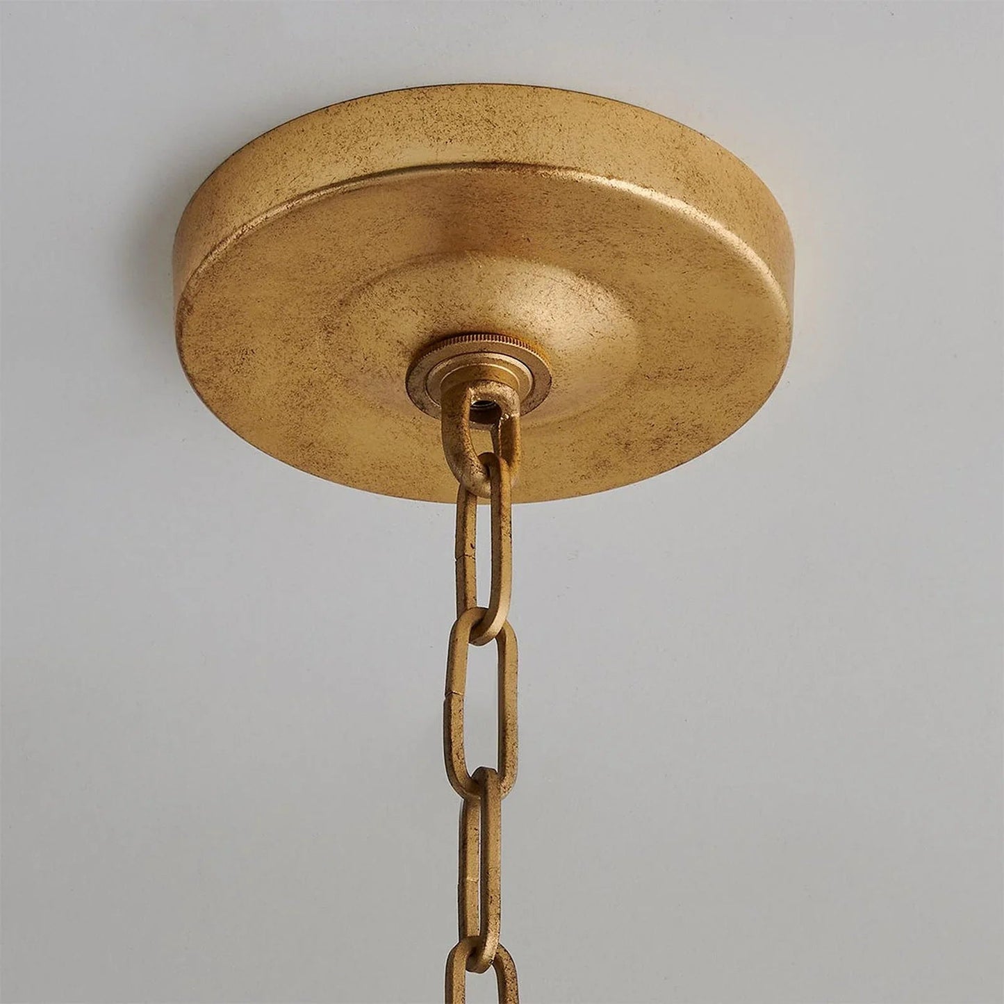 Cartagena Vintage Gold Leaf Chandelier