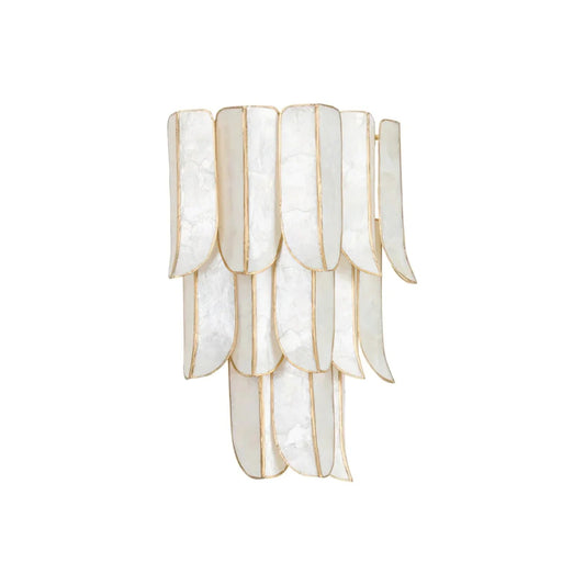 Cartagena Vintage Gold Leaf Wall Lamp
