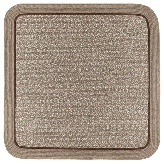Casual Comfort Braided Square Reversible Area Rugs