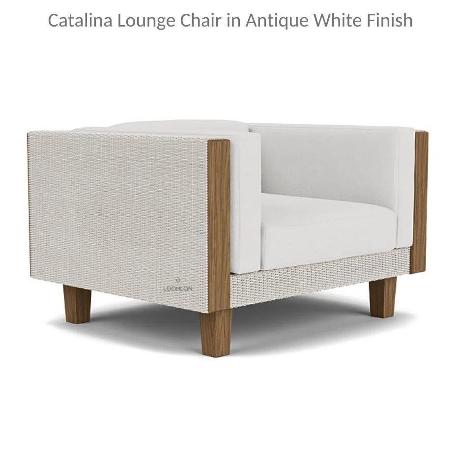 The Catalina Lloyd Loom Wicker Lounge 7-Piece Set - Luxury Sofa Chairs & Ottomans