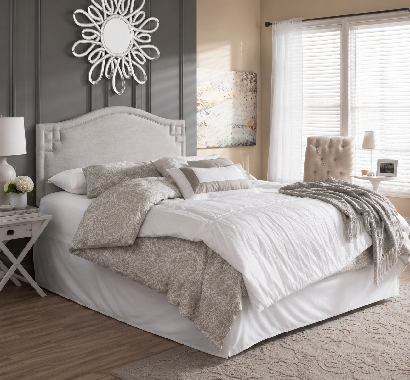 Bay & Bridle Kensington Upholstered Full Size Headboard
